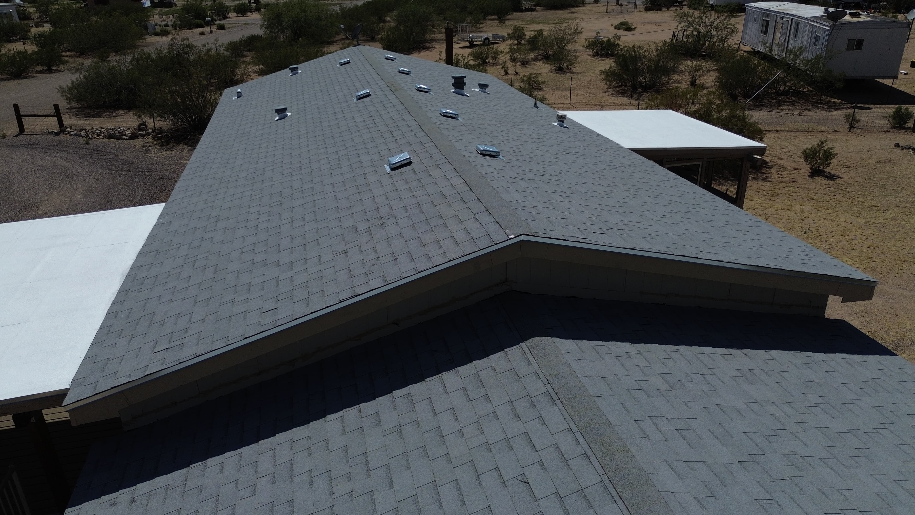 Shingle roofing